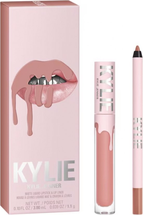 Kylie Cosmetics Kylie Lipkit - 808 Kylie - Matte Liquid Lipstick 3 ml . Lip Liner 1,1 g - cadeauset