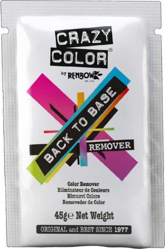 Crazy Color Haarverf verwijderaar Back To Base Multicolours