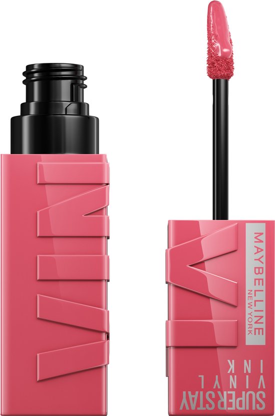 Maybelline New York SuperStay Vinyl Ink Longwear Liquid Lipstick | 145 Rogue | vloeibare lippenstift, voor een schitterende glans en intense kleur (bl