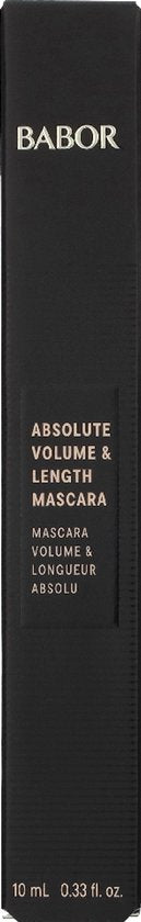 Babor Absolute Volume & Length Mascara - Zwart 3D-volume met power-siliconenborsteltje - 10ml