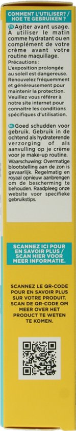 Garnier PureActive BHA + Niacinamide Daily fluid met SPF 50+ tegen onzuiverheden - lichte, matte formule - 40ml