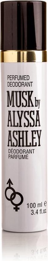 Alyssa Ashley Deodrant Spray Vrouw - Anti-Irritatie - Musk - 100 ml