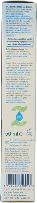 Bioxtra - Tandpasta - 50 ml