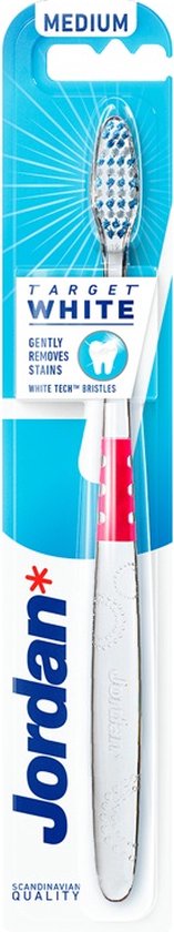 Jordan Tandenborstel Target White Medium