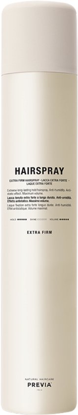 Previa Natural Haircare Haarlak Style and Finish Extra Firm Hairspray