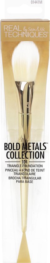 Real Techniques Bold Metals | 101 Triangle Foundation | Make-up Kwast
