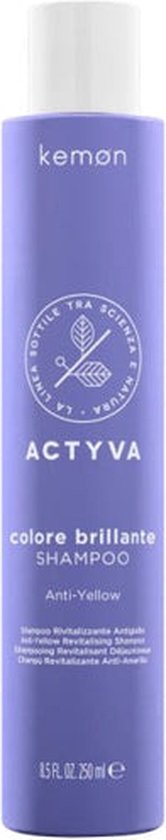 Kemon Actyva Colore Brillante Anti-yellow Shampoo 250 Ml