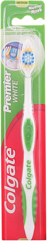 Colgate - Premier White Medium Toothbrush - Zubní kartácek