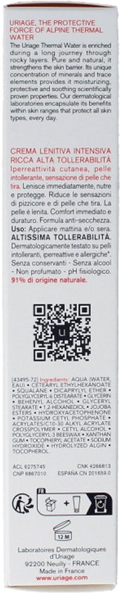 Uriage Tolederm Control - Rijke kalmerende verzorging voor gevoelige huid - 40 ml