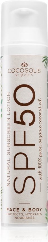 Zonnebrandlotion Natural Face & Body Cocosolis Spf 50 (100 ml)