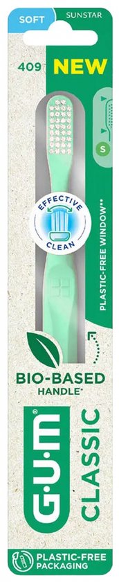 GUM Tandenborstel Classic 409 (Kleur : Water Groen)