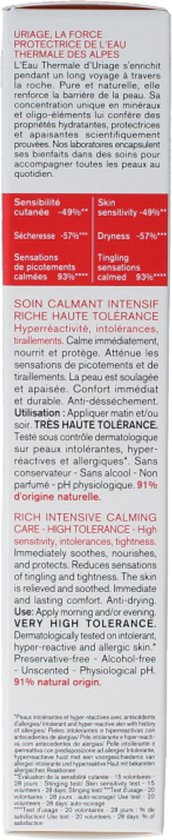 Uriage Tolederm Control - Rijke kalmerende verzorging voor gevoelige huid - 40 ml