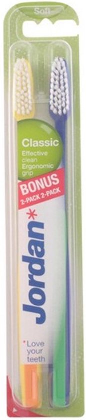 Tandenborstel Classic Jordan (2 uds)