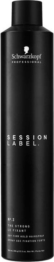 Schwarzkopf Haarlak Session Label Dry Firm Hold Hairspray
