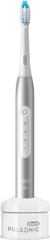 Oral-B Pulsonic Slim Luxe 4000 Volwassene Sonische tandenborstel Platina