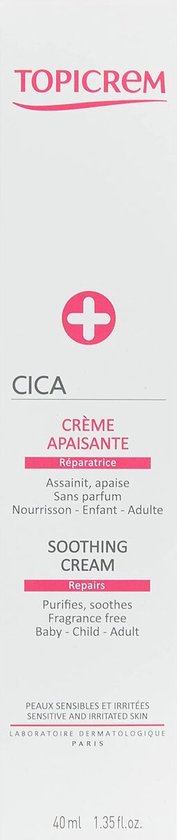 Topicrem Face Care Dagcrème Skin Care Cica Soothing Cream