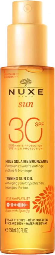Nuxe Sun Tanning Oil SPF30 - Zonneolie 150 ml