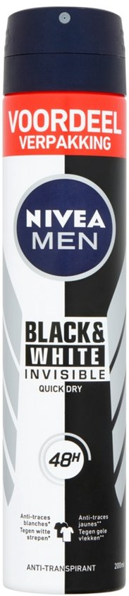 Nivea MEN INVISIBLE - deodorant - spray 200 ml