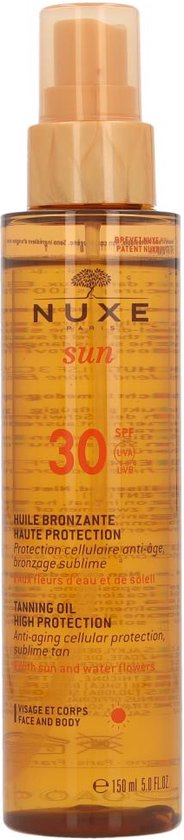 Nuxe Sun Tanning Oil SPF30 - Zonneolie 150 ml