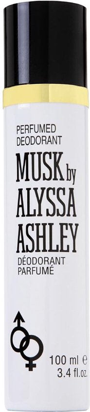 Alyssa Ashley Deodrant Spray Vrouw - Anti-Irritatie - Musk - 100 ml