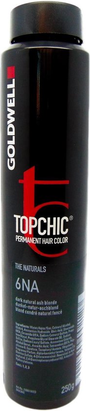 Goldwell Topchic Hair Color 6NA - Mild-alkalische haarverf met Co-enzym Technologie - 250ml
