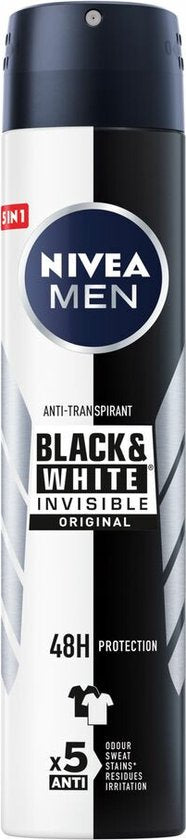 Nivea MEN INVISIBLE - deodorant - spray 200 ml