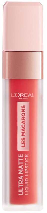 L'Oréal Paris Les Macarons Langhoudende Matte Lipstick - 824 Guava Gush – Roze – 6,7 ml