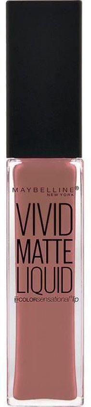 Maybelline Color Sensational Vivid Matte Liquid Lippenstift - 2 Grey Envy