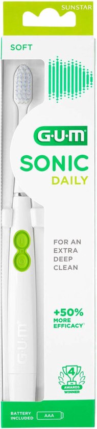 GUM Elektrische Tandenborstel Sonic Daily Wit -