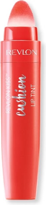 Revlon Kiss Cushion Lip Tint - 250 - High End Coral - Lippenstift - 4.4 ml