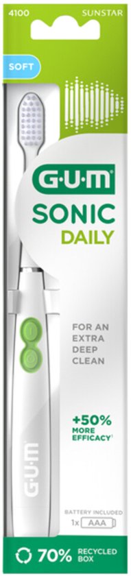 GUM Elektrische Tandenborstel Sonic Daily Wit -