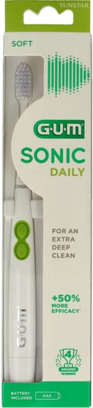 GUM Elektrische Tandenborstel Sonic Daily Wit -