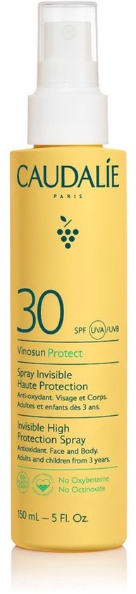 Spray Sun Protector Caudalie Vinosun Invisible Spf 30 150 ml