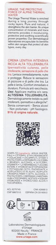 Uriage Tolederm Control - Rijke kalmerende verzorging voor gevoelige huid - 40 ml