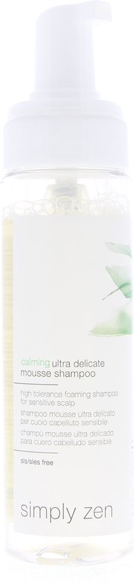 Simply Zen calming ultra delicate mousse shampoo 200 ml - Normale shampoo - Voor Alle haartypes