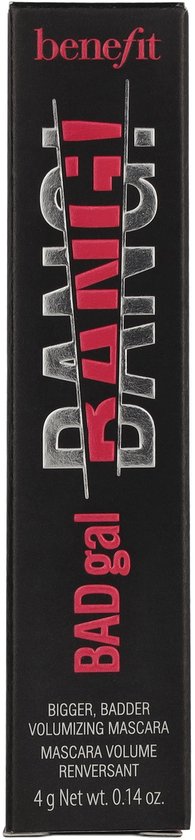 Benefit BAD Gal Bang! Volume Black Mascara | 36 uur lang volume | 4 ml
