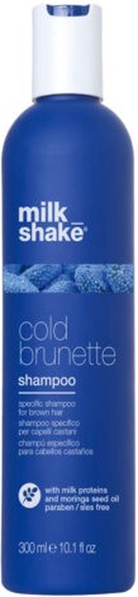 Milk_Shake Cold Brunette Shampoo 300ml - Normale shampoo vrouwen - Voor Alle haartypes