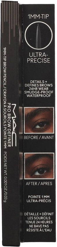 MAC Pro Brow Definer 1 Mm Tip Brow Pencil 24 Hour Waterproof