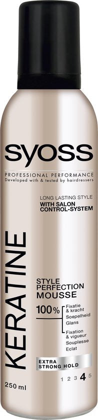Syoss Styling-Mousse Keratin - 250 ml