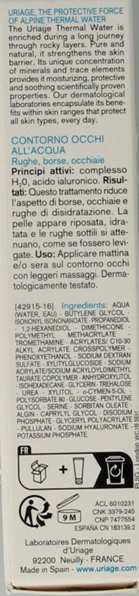 Uriage - Active Water Eye Contour Cream Eau Thermal 15 ml