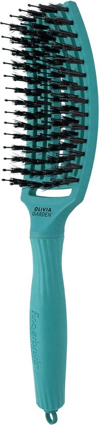 Olivia Garden - FingerBrush Boar & Nylon - Blue Lagoon