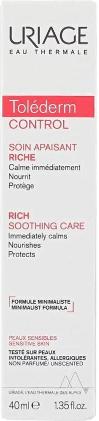 Uriage Crème Toléderm Control Soin Apaisant Rich