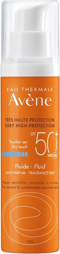 Avène Zon Fluide SPF50+ - Zonnebrand - 50 ml