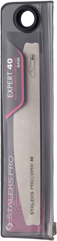 Staleks Metal base | Expert 40 | voor maanvormige (crescent) vervangbare nagelvijl | RVS
