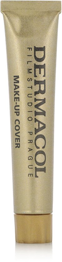 Dermacol Full Coverage Matte Foundation | Waterproof Make-Up | Oliehoudende Huid, SPF 30 (Langdurige Dekking, 30g, Shade 222)