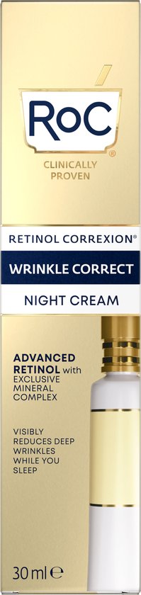 Anti-Veroudering Nachtcrème Roc Wrinkle Correct (30 ml)