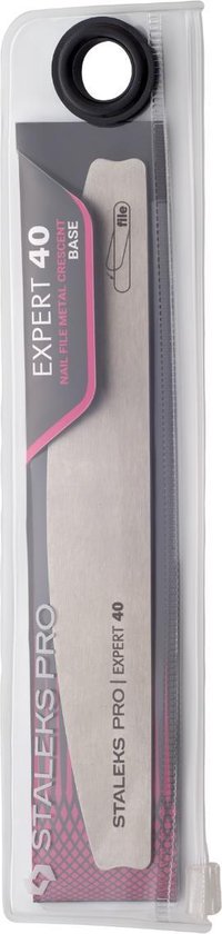 Staleks Metal base | Expert 40 | voor maanvormige (crescent) vervangbare nagelvijl | RVS