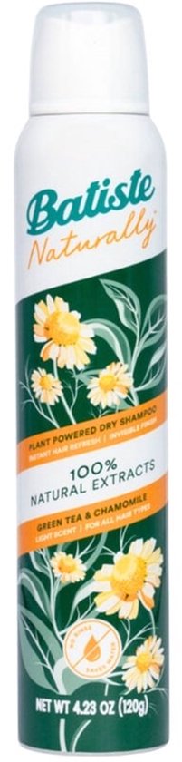 Batiste Naturally Droogshampoo Green Tea & Chamomile - 200 ml