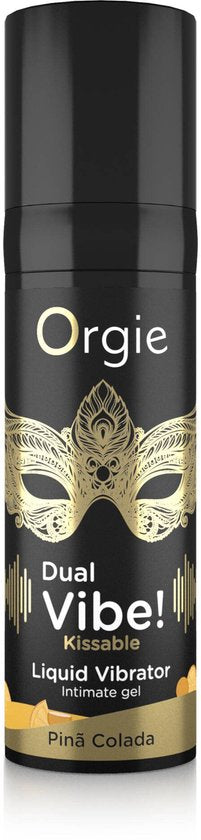 Orgie - Dual Vibe! Kissable Liquid Vibrator - Pina Colada - 0.5 fl oz / 15 ml
