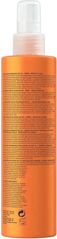 Zon Protector Spray Roc Hydraterend SPF 50 (200 ml)